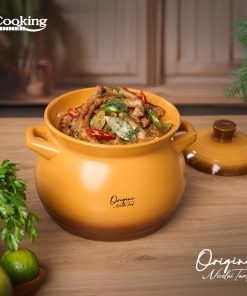 OALA CERAMICA CU CAPAC, 19x19.5 CM, 6 L, NICOLAI - imagine 9