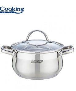 SEMIOALA INOX+CAPAC, 22 X 12.5 CM, 4.7 L, AMIRA, COOKING