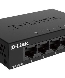 D-Link Switch DGS-105GL, 5 porturi Gigabit, Capacity 10Gbps, desktop, faramanagement, - imagine 3