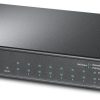 "8-Port 10/100Mbps + 3-Port Gigabit Desktop Switch with 8-Port PoE+