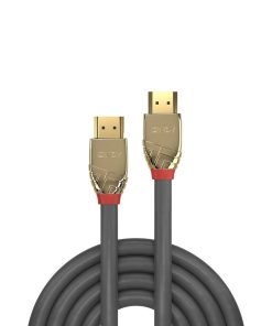 Cablu Lindy LY-37866, Standard HDMI Gold Line, negru
