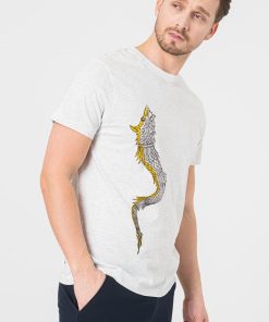 TRICOU CASUAL DRACON BARBATI LIGHT GRAY-XL