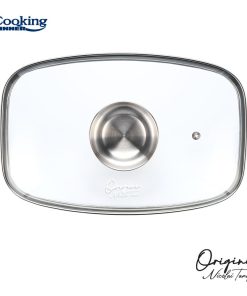 TAVA ROASTER DIN ALUMINIU TURNAT + CAPAC 39 X 22.5 - imagine 4