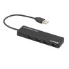 Hub USB TELLUR TLL321041, USB-A, 4 porturi, Negru