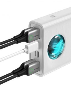 Baterie externa Baseus Ambilight, 30000mAh, PD 3.0 65W, 4 x - imagine 4