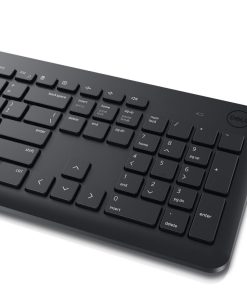 Kit Wireless tastatura si mouse Dell KM3322W, taste numerice, Negru - imagine 6
