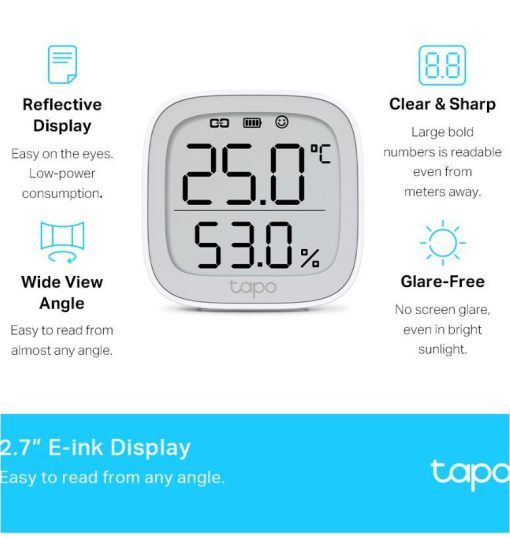 TP-LINK TAPO T315, Monitor smart de temperature si umiditate (necesită - imagine 4