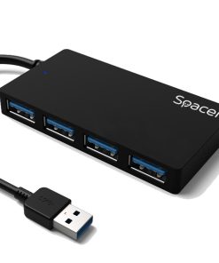 Hub USB SPACER SPHB-USB-4U30-03 USB-A, 4 porturi, Negru - imagine 2