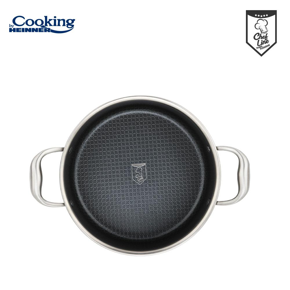 SEMIOALA INOX+CAPAC STICLA IN 3 STRATURI 24x12 CM, 5 L, - imagine 4