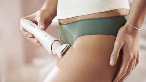 Epilator umed si uscat PHILIPS Seria 8000 BRE730/10, 7 accesorii, - imagine 7