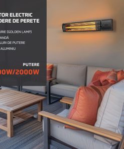 HEINNER Incalzitor electric cu prindere de perete 1000W/2000W - imagine 5