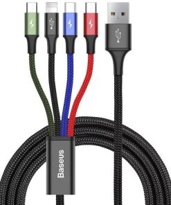 Cablu Baseus CA1T4-B01 1.2m, negru