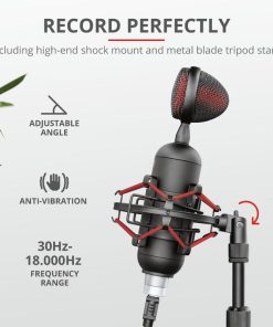 Microfon Trust GXT 244 Buzz, tip Cardioid, USB, Noise Reduction - imagine 4