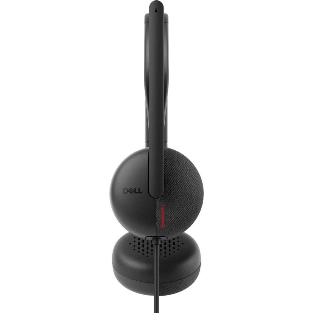 Casti Head-band DELL WH3024, Wired, noise-canceling, Negru - imagine 4