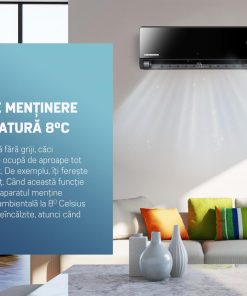 AER CONDITIONAT HEINNER BLACKPEARL HAC-BP18WIFI-BK - imagine 10