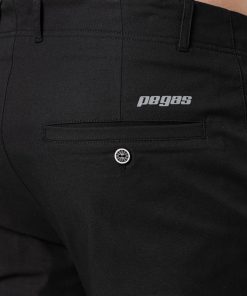 PANTALONI SCURT CASUAL BARBATI BLACK M - imagine 7