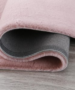 Covor Heinner Shaggy soft blanita Roz Pudra 50x90 cm - imagine 4