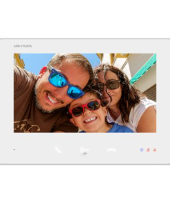 Monitor video interfon color Hikvision DS-KH7300EY-TE2/WH, 7-inch Colorful TFT screen,