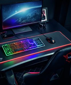 Mouse pad Trust GXT 764 Glide-Flex Flexible RGB, XXL, negru - imagine 11
