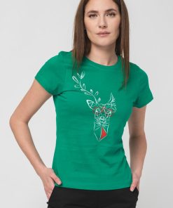 TRICOU  CERB FAMILIE FEMEI   K GREEN-XS