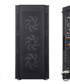 Carcasa gaming Serioux Quantum, fara sursa, tip middle tower, capac - imagine 2