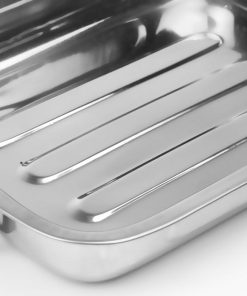 TAVA CUPTOR INOX  35x27x5.5 CM,VANORA HOME - imagine 4