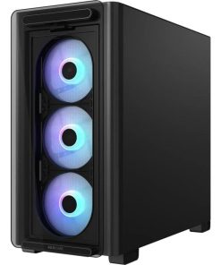 Carcasa ASUS A23 PLUS TG ARGB BLACK, RGB, Mid Tower, - imagine 2