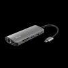 Hub USB Trust Dalyx, USB-C, 7 porturi, HDMI, RJ-45, Negru