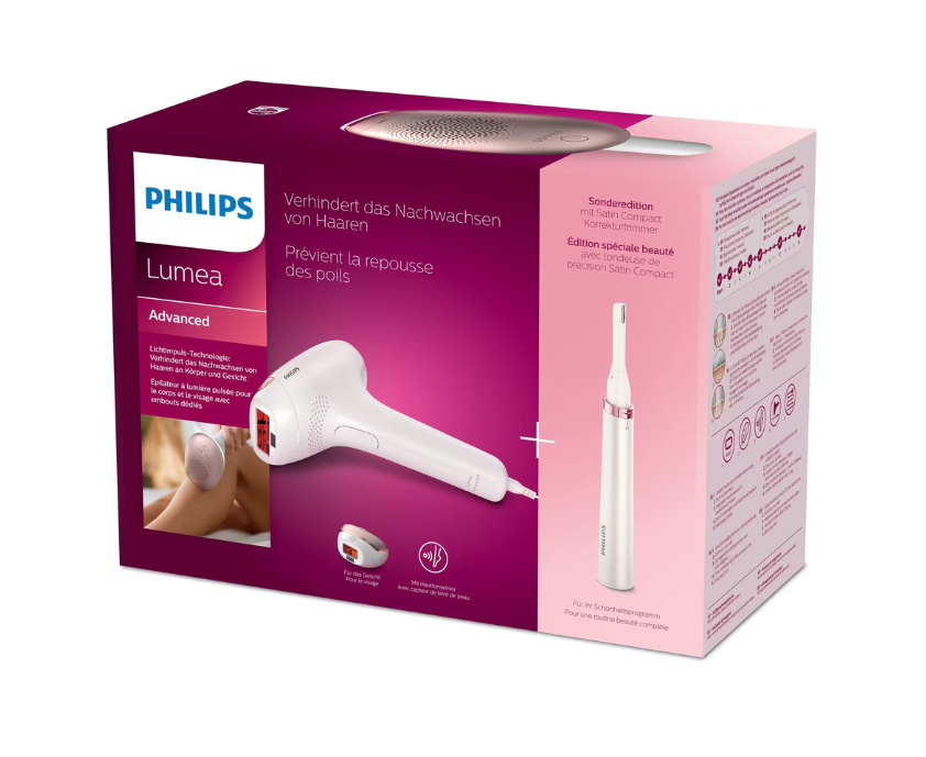 Epilator IPL PHILIPS Lumea Avanced BRI921/00, 250.000 impulsuri, 1 accesoriu, - imagine 4