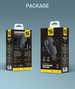 Suport auto telefon Gravity Serioux CH03, Material: ABS+ aluminium, mod - imagine 10