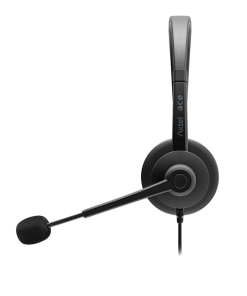 Casti Head-band Axtel AXH-ACEUCM, Wired, noise-canceling, negru - imagine 3