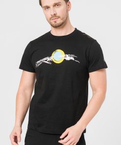 TRICOU CASUAL MANA BICICLETA BARBATI BLACK-S - imagine 3