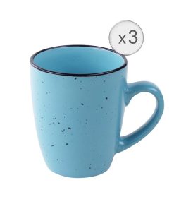 SET 3 CANI CERAMICA 354 ML, ELECTRA, ART OF DINING