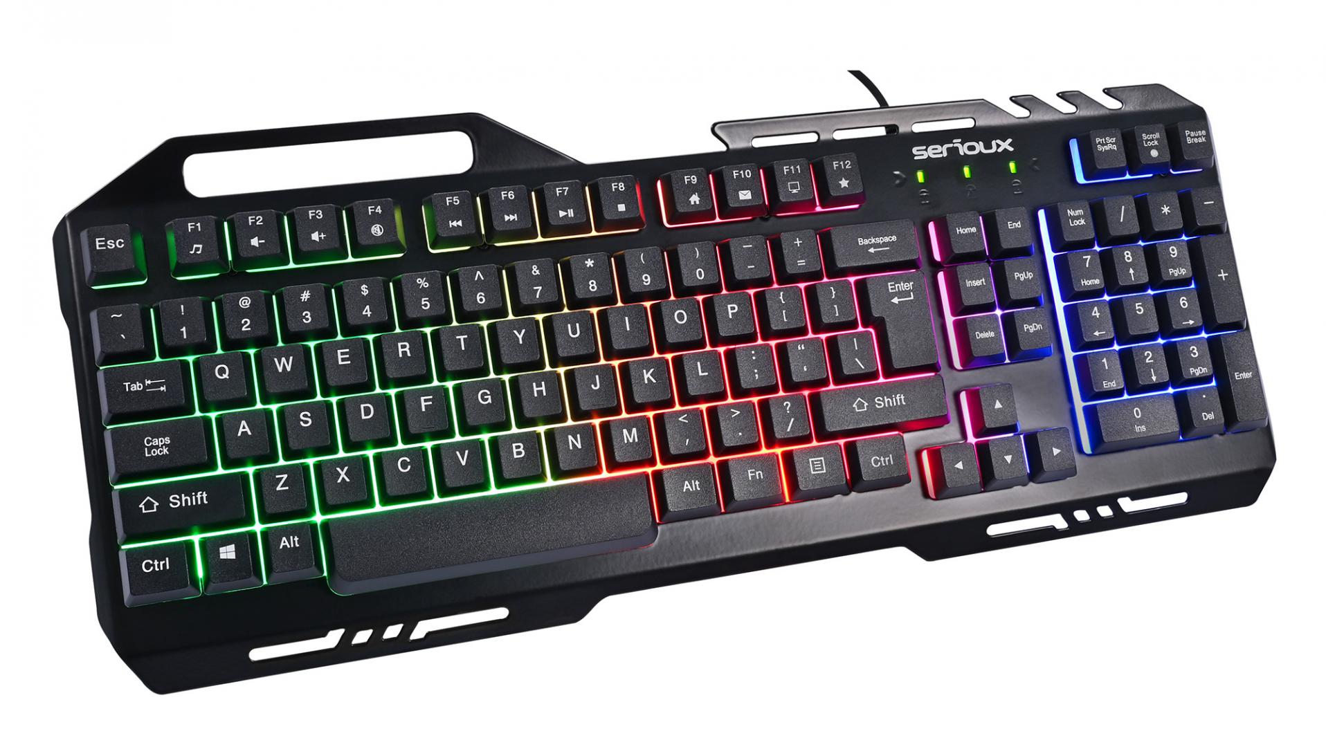 Kit Gaming Serioux Tobis 3 in 1, Tastatura de gaming, - imagine 8