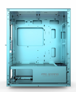 Carcasa PRO GAMING MYRMIDON, RGB, Mini Tower, Verde - imagine 3