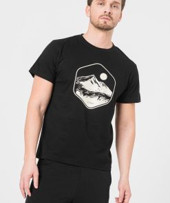 TRICOU CASUAL MOLDOVEANU BARBATI BLACK-M
