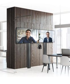 Stand de podea cu fixare in perete B-Tech, pentru doua - imagine 4