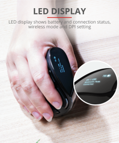Mouse Wireless Trust Voxx, 2400 dpi, Negru - imagine 8