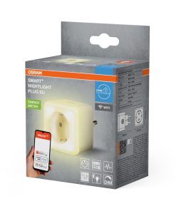 Priza inteligenta Osram Smart+ Wi-Fi, cu lumina de noapte, 16A,3680W,IP20,