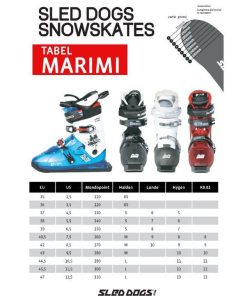 SNOWSKATES SLED DOGS K9.02- 260 mm, 40.5 - imagine 5