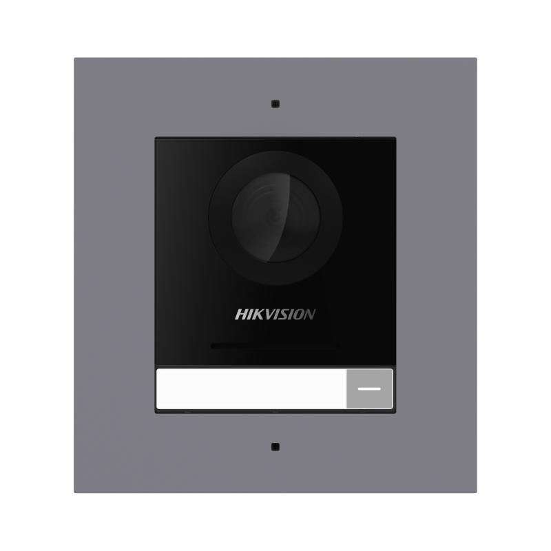 Post exterior modular videointerfon IP Hikvision DS-KD8003-IME1(B)/FL, montaj ingropat, 1 - imagine 3