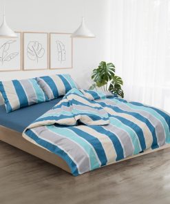Set de pat king size bumbac,144 TC,Potos - imagine 3