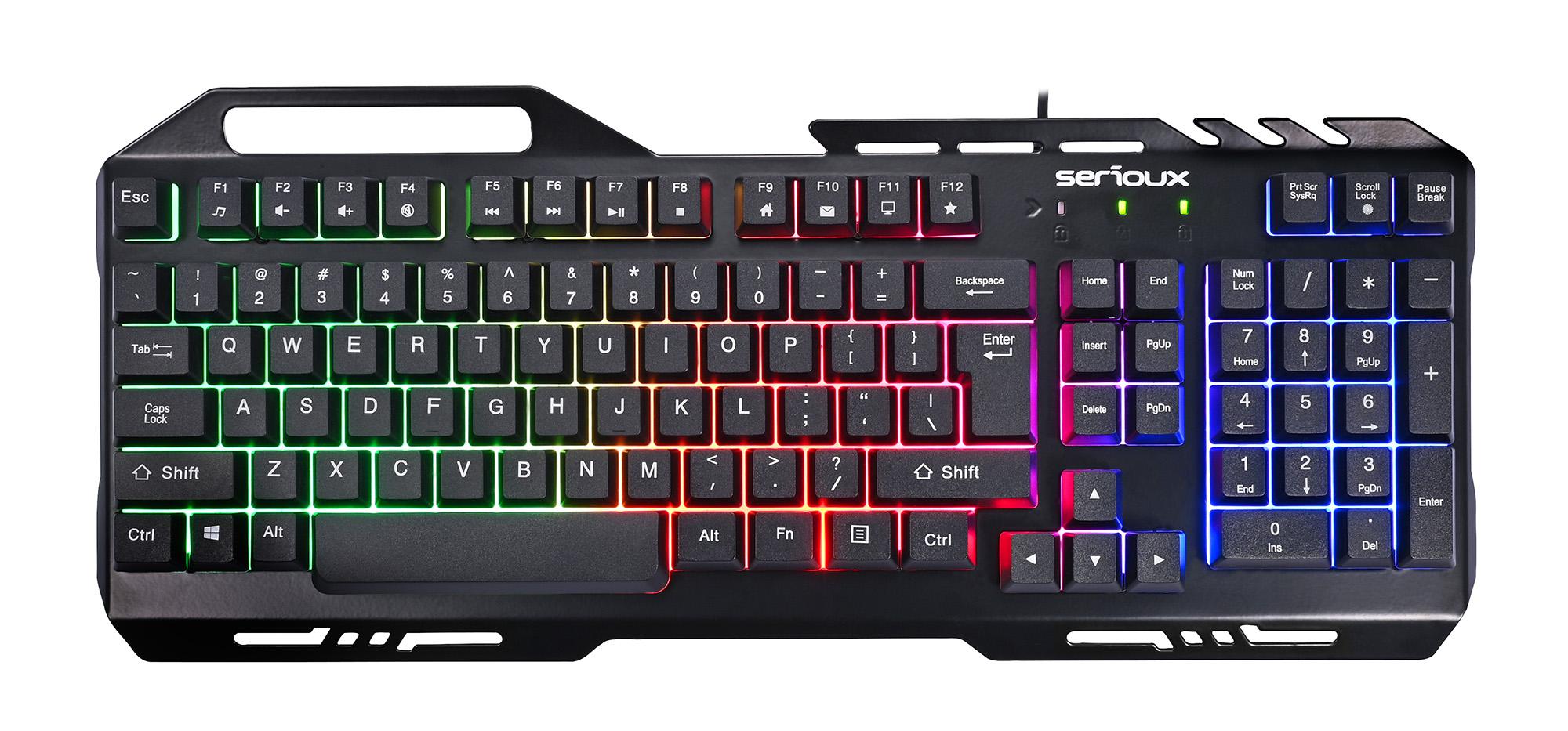 Kit Gaming Serioux Tobis 3 in 1, Tastatura de gaming, - imagine 7