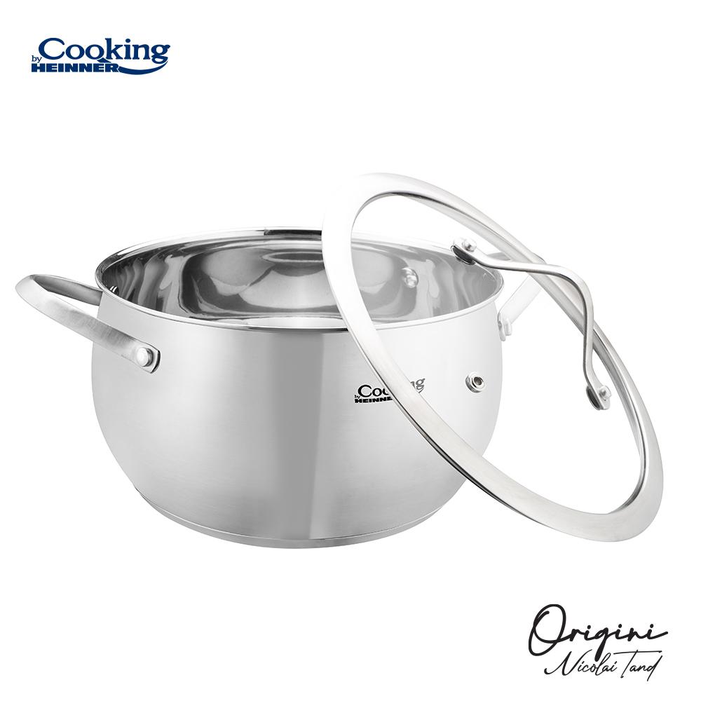 SEMIOALA INOX+CAPAC 22x11.5L, 4.3L, NICOLAI TAND, ORIGINI, COOKING BY HEINNER - imagine 3