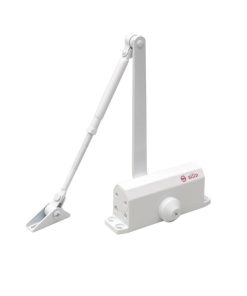 Amortizor hidraulic cu brat SA-5012AW-wh, culoare alb; Pentru: usi cu