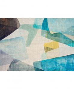 Covor printat, FOREST 160x230 cm, lavabil cu spate antialunecare, inaltime