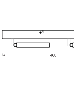 Spot LED dublu ajustabil Ledvance DECOR SATURN, 21W, 2180 lm, - imagine 3